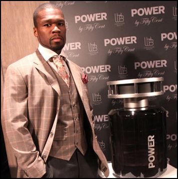 50 Cent выпускает одеколон "Power by Fifty Cent"